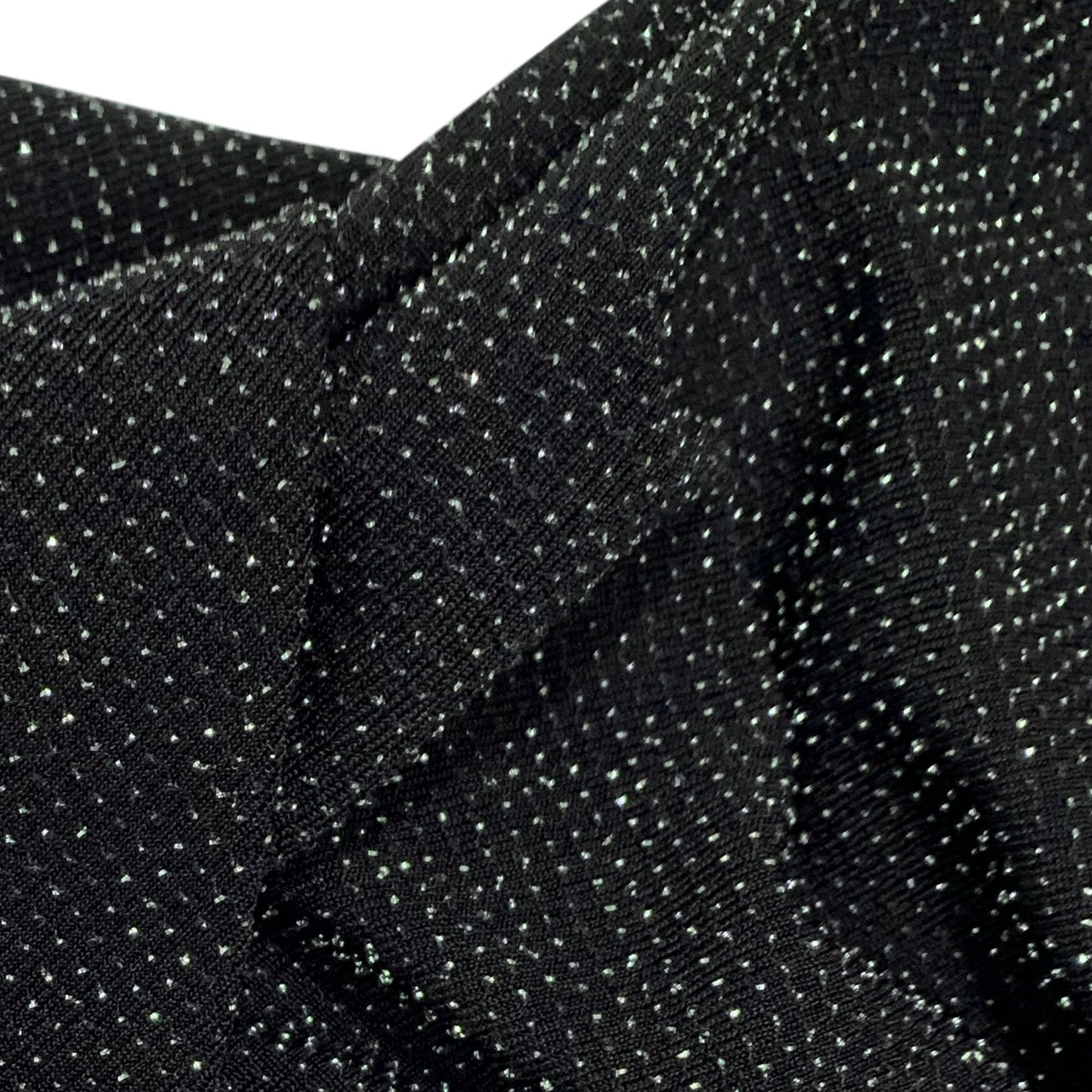 Saint Laurent Glitter Drape Back Dress