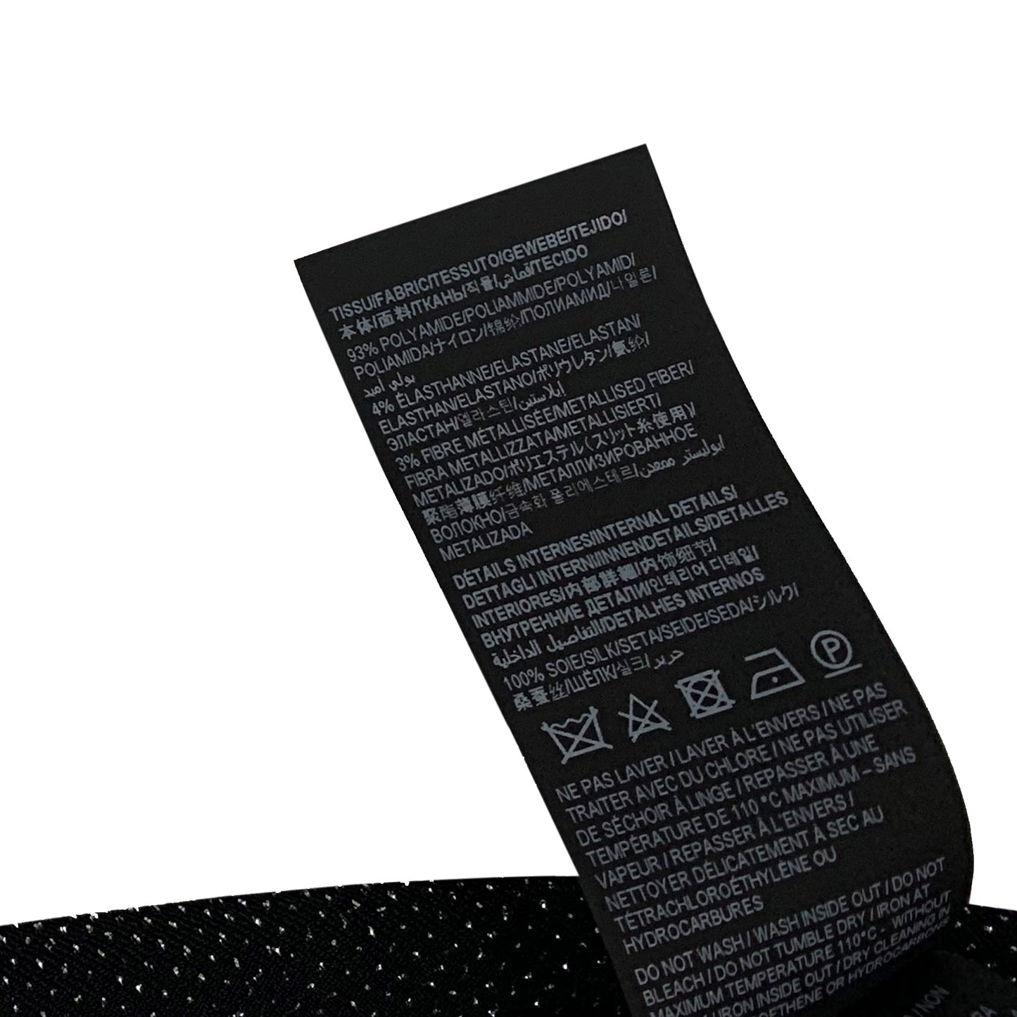 Saint Laurent Glitter Drape Back Dress