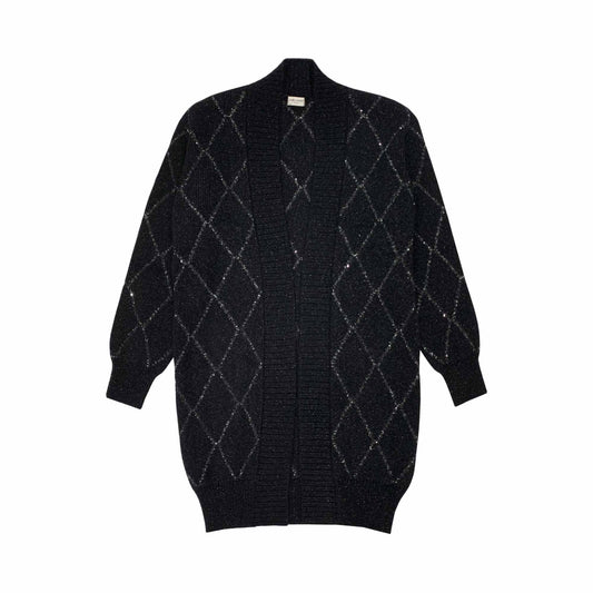 Saint Laurent Metallic Threading Cardigan