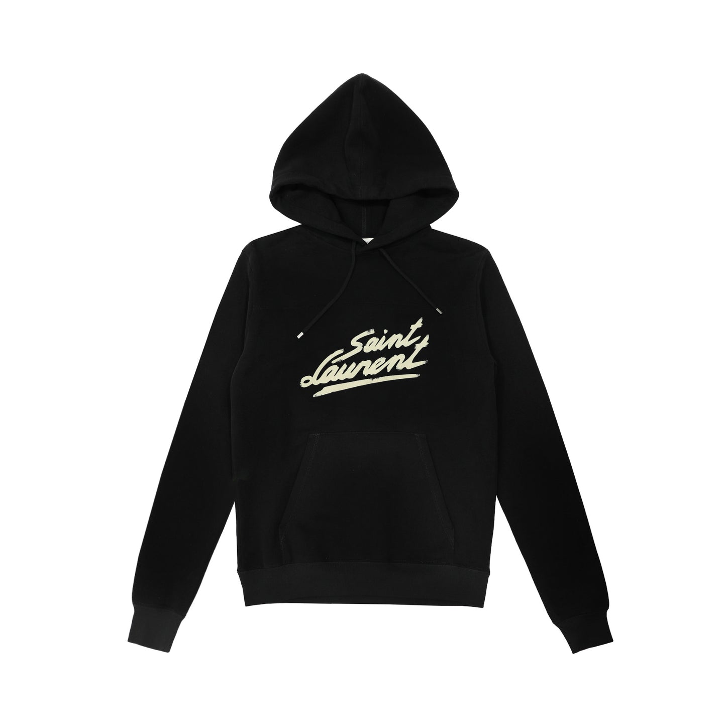 Saint Laurent Logo Print Hoodie