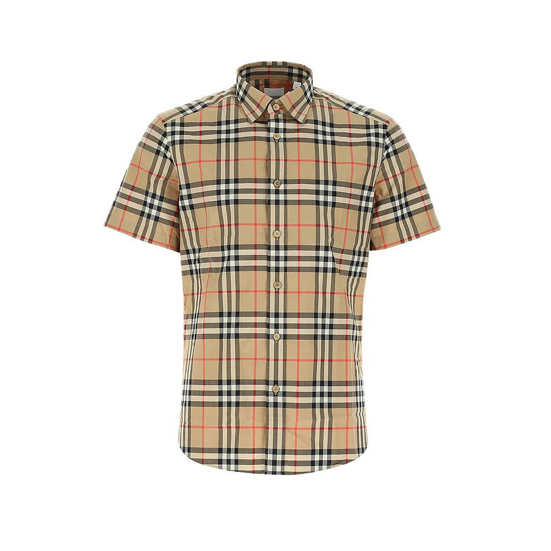 Burberry Check Short Sleeves Shirt | Designer code: 8020869 | Luxury Fashion Eshop | Lamode.com.hk