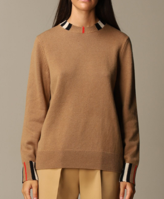 Burberry Check Collar Sweater | Designer code: 8020391 | Luxury Fashion Eshop | Lamode.com.hk