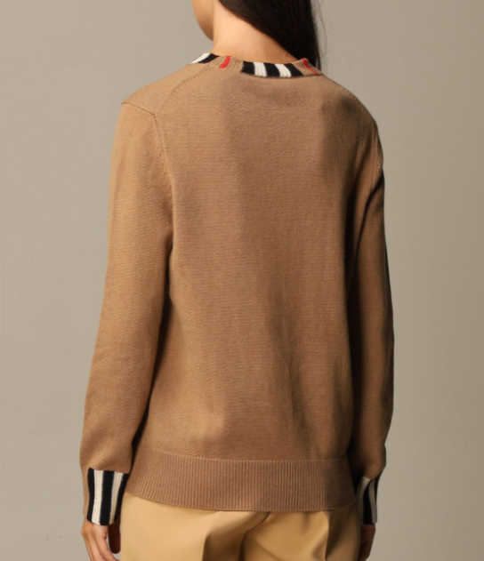 Burberry Check Collar Sweater | Designer code: 8020391 | Luxury Fashion Eshop | Lamode.com.hk