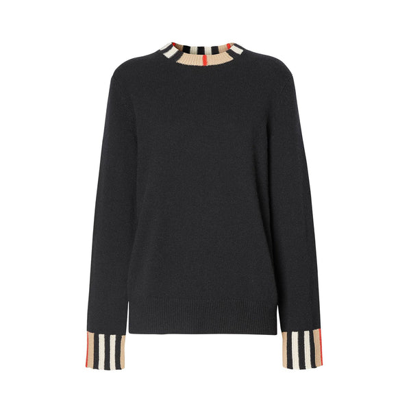 Burberry Check Collar Sweater | Designer code: 8008939 | Luxury Fashion Eshop | Lamode.com.hk