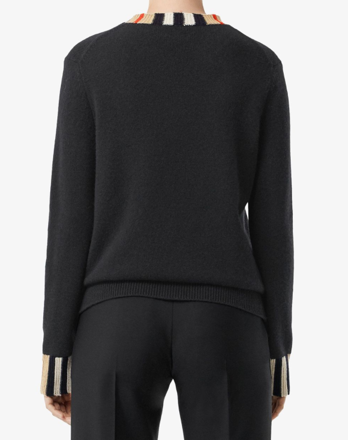 Burberry Check Collar Sweater | Designer code: 8008939 | Luxury Fashion Eshop | Lamode.com.hk