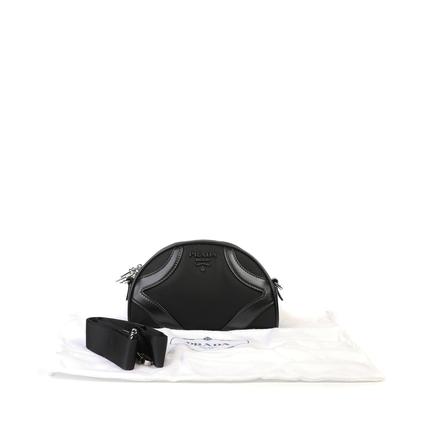 Prada Bowling Crossbody Bag | Designer code: 1BH140VNSO2EUW | Luxury Fashion Eshop | Lamode.com.hk