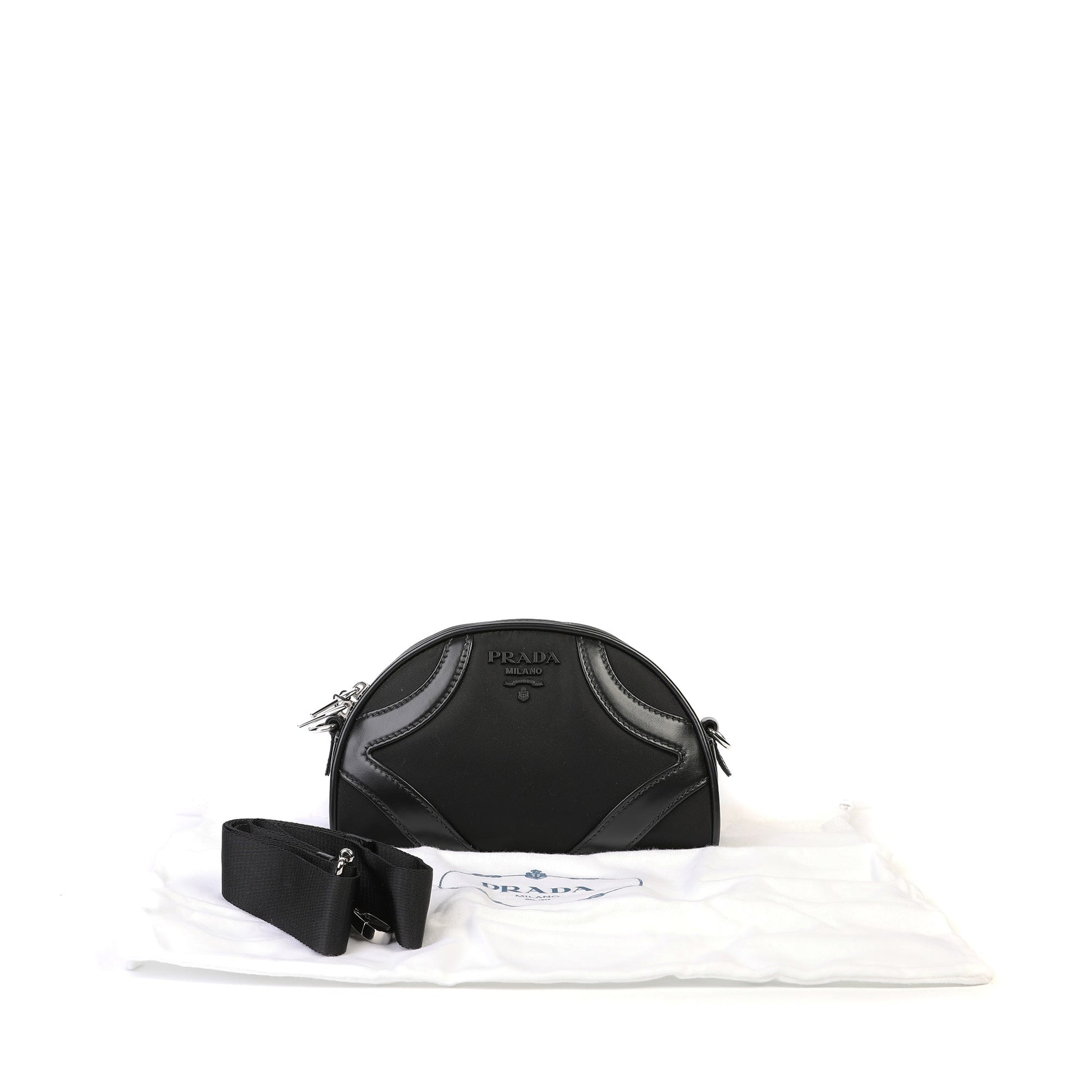 Prada Bowling Crossbody Bag | Designer code: 1BH140VNSO2EUW | Luxury Fashion Eshop | Lamode.com.hk