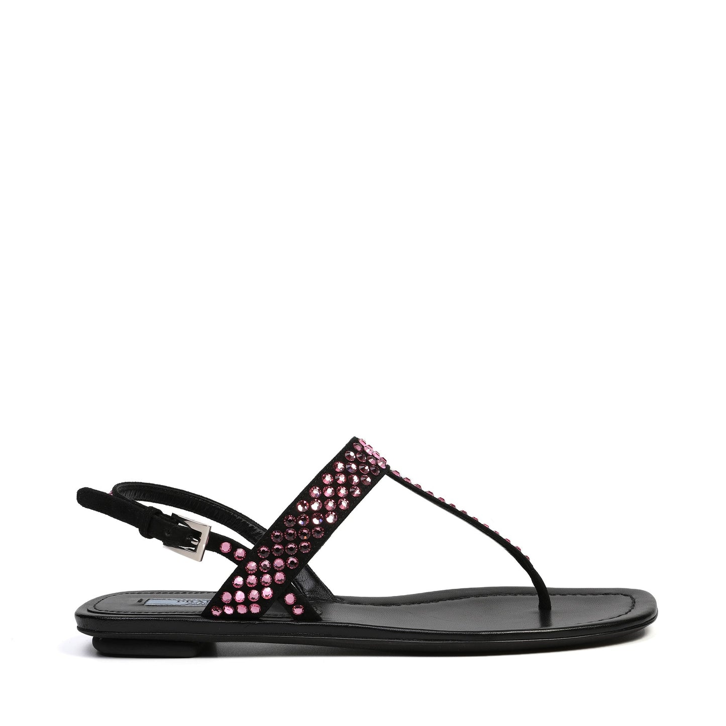 Prada Crystal Embellished Sandals | Designer code: 1Y974LF0053L53 | Luxury Fashion Eshop | Lamode.com.hk