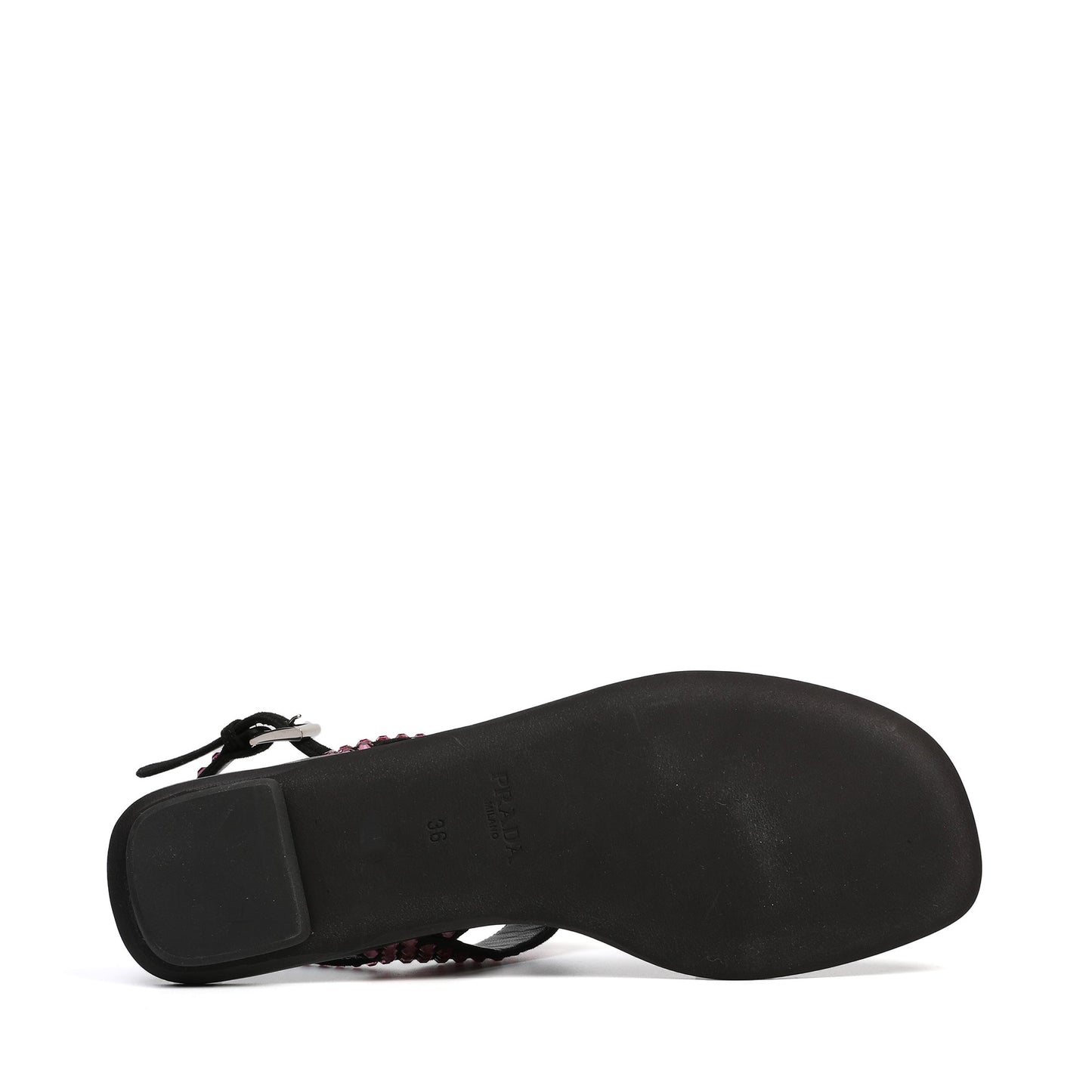 Prada Crystal Embellished Sandals | Designer code: 1Y974LF0053L53 | Luxury Fashion Eshop | Lamode.com.hk