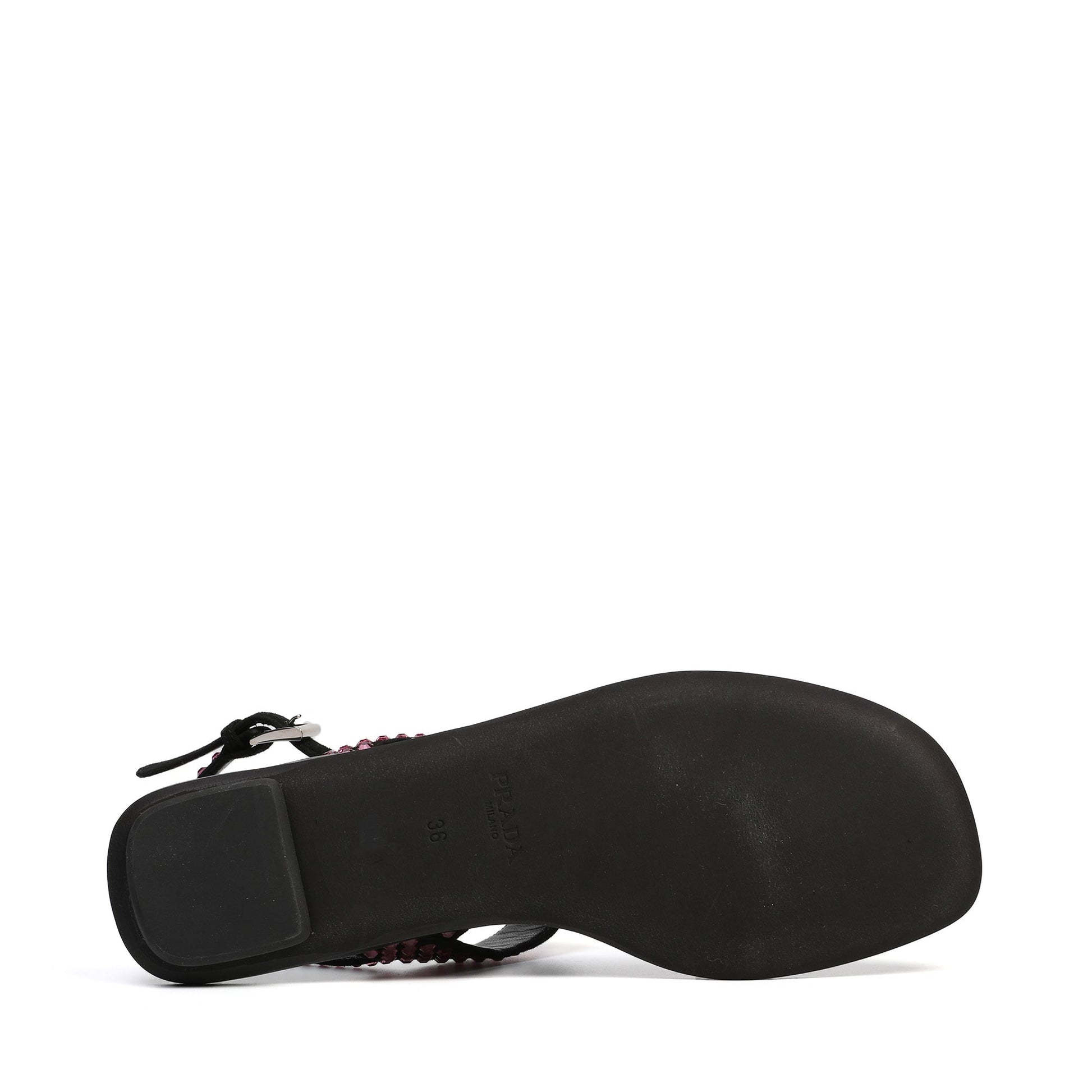Prada Crystal Embellished Sandals | Designer code: 1Y974LF0053L53 | Luxury Fashion Eshop | Lamode.com.hk
