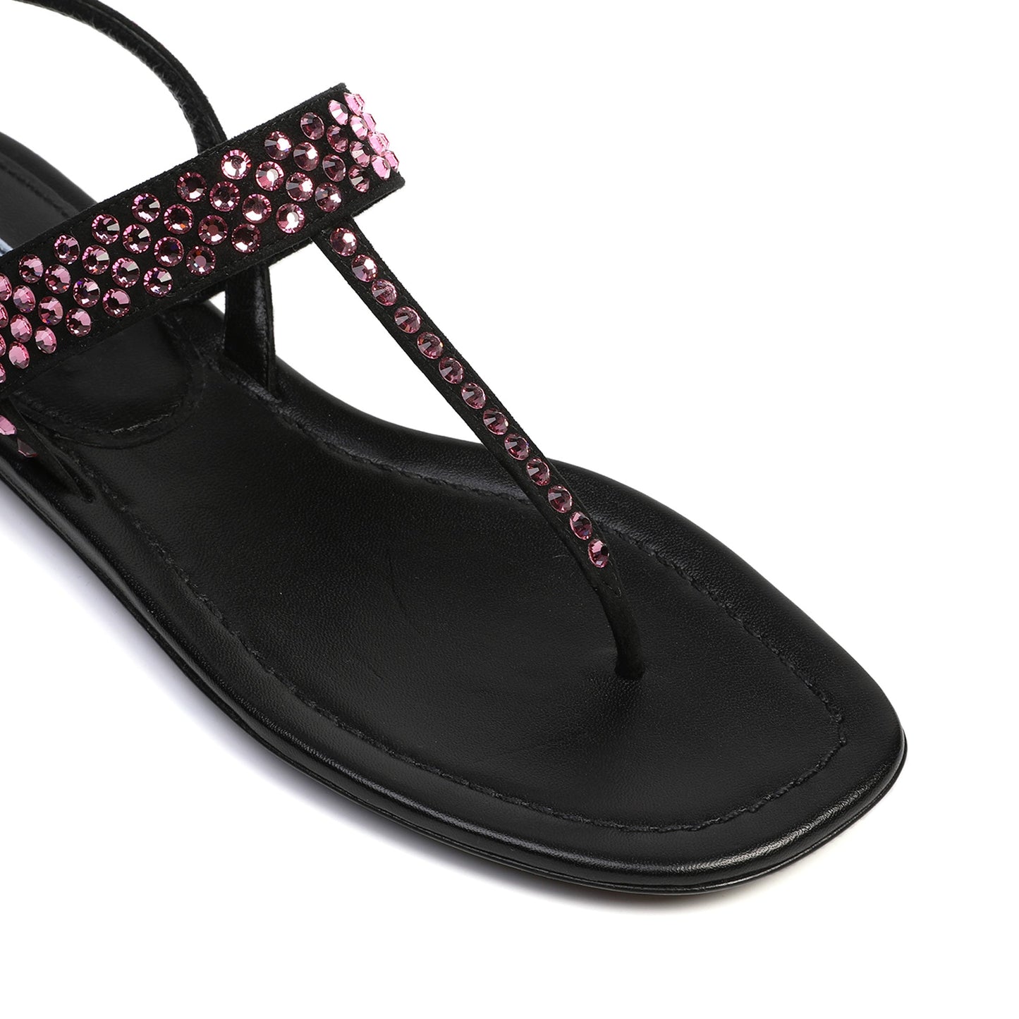 Prada Crystal Embellished Sandals | Designer code: 1Y974LF0053L53 | Luxury Fashion Eshop | Lamode.com.hk