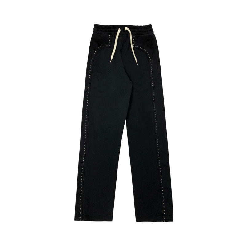 Label Mirror Rivet Detail Sweatpants | Designer code: LM2022FW051 | Luxury Fashion Eshop | Lamode.com.hk