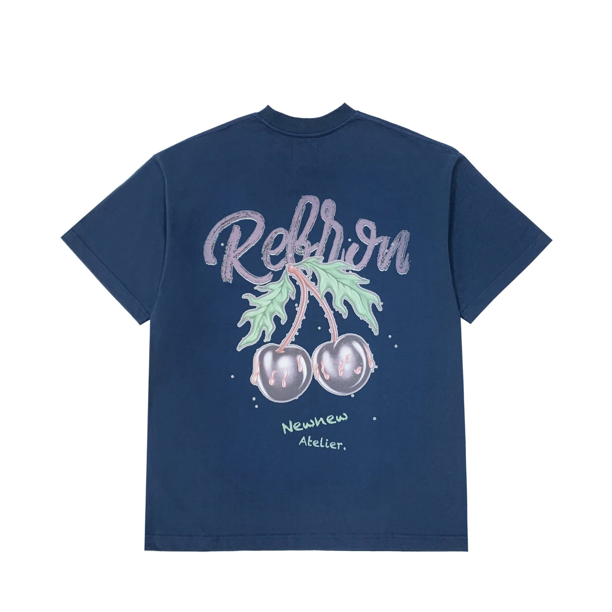 New New Atelier Cherry Print T-shirt | Designer code: NNA22SS006 | Luxury Fashion Eshop | Lamode.com.hk