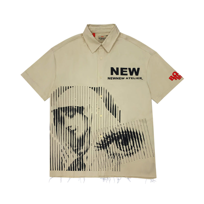 New New Atelier Virgin Mary Print Shirt | Designer code: NNA22SS025 | Luxury Fashion Eshop | Lamode.com.hk