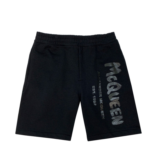 Alexander McQueen Shorts With Logo | Designer code: 688717QTZ81 | Luxury Fashion Eshop | Lamode.com.hk