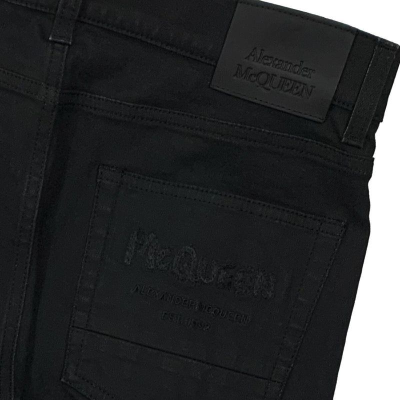 Alexander McQueen Straight Leg Trousers | Designer code: 666650QTY47 | Luxury Fashion Eshop | Lamode.com.hk