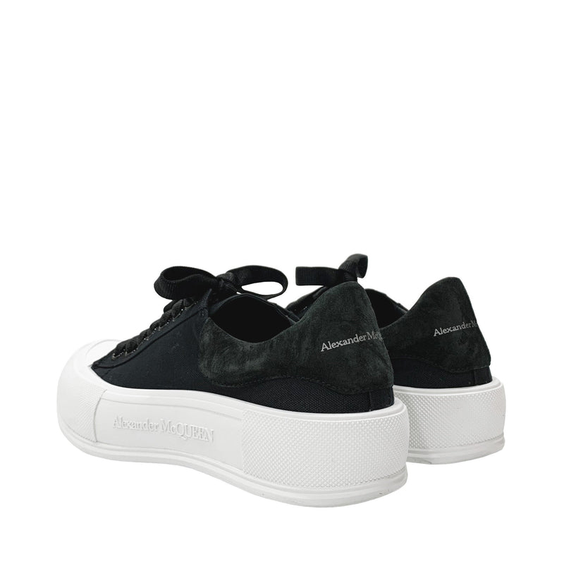 Alexander McQueen Canvas Skate Sneakers | Designer code: 707680W4MV7 | Luxury Fashion Eshop | Lamode.com.hk