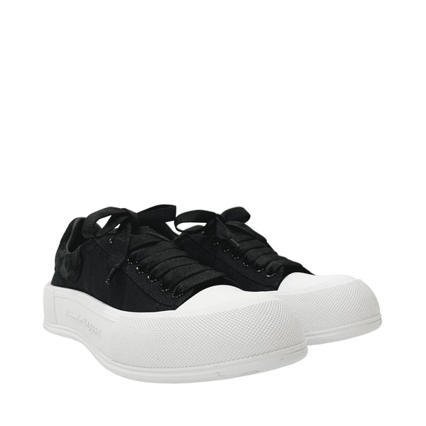 Alexander McQueen Canvas Skate Sneakers | Designer code: 707680W4MV7 | Luxury Fashion Eshop | Lamode.com.hk