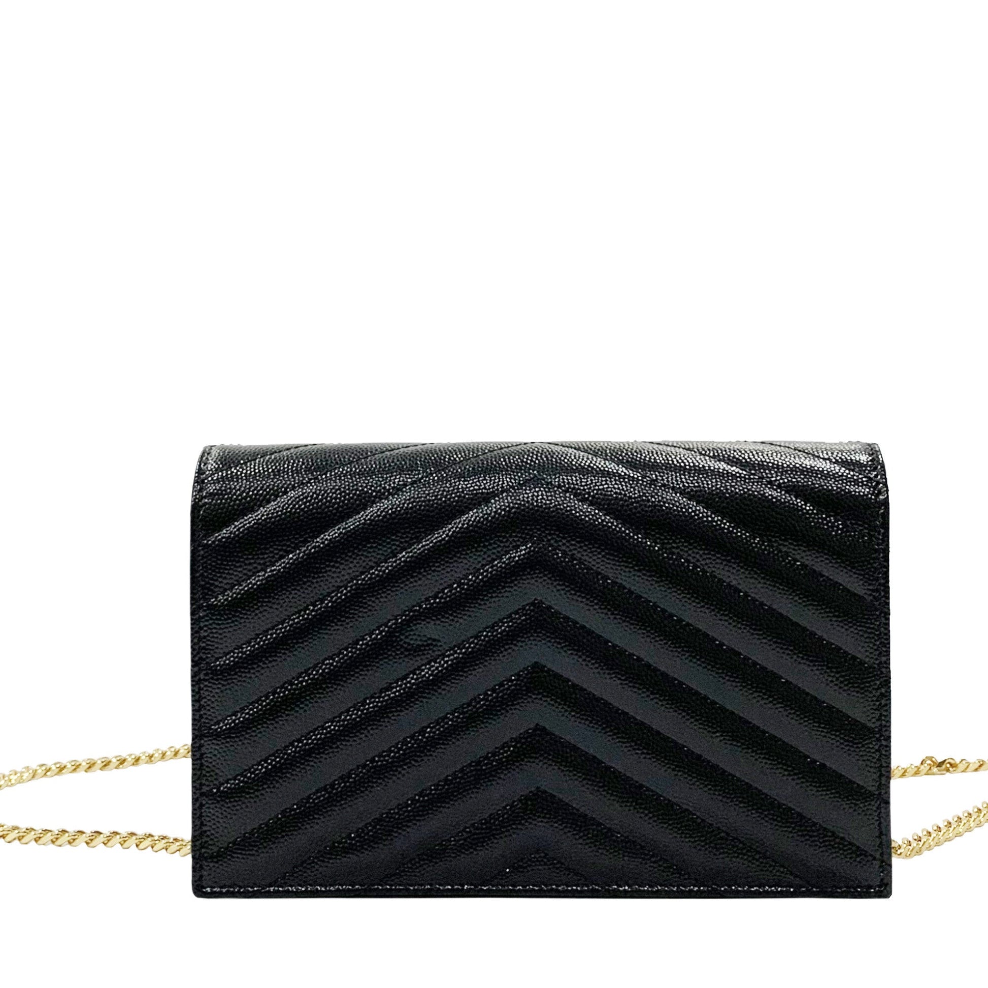 Saint Laurent Cassandre Wallet On Chain | Designer code: 695108BOW01 | Luxury Fashion Eshop | Lamode.com.hk