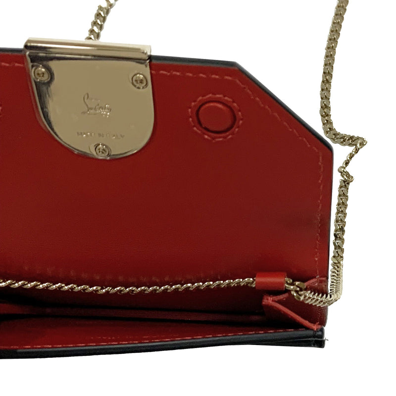 Christian Louboutin Elisa Chain Cardholder | Designer code: 1215122 | Luxury Fashion Eshop | Lamode.com.hk