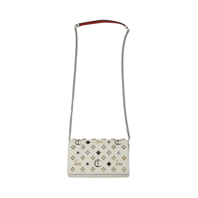 Christian Louboutin Paloma Fold-Over Embellished Clutch Bag | Designer code: 1175018 | Luxury Fashion Eshop | Lamode.com.hk