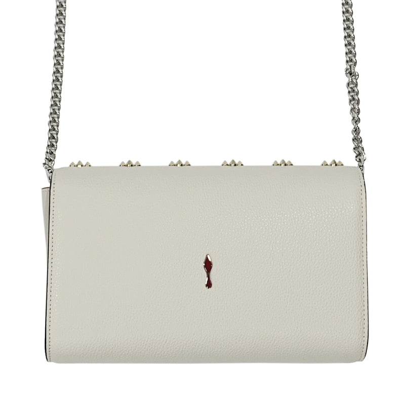 Christian Louboutin Paloma Fold-Over Embellished Clutch Bag | Designer code: 1175018 | Luxury Fashion Eshop | Lamode.com.hk