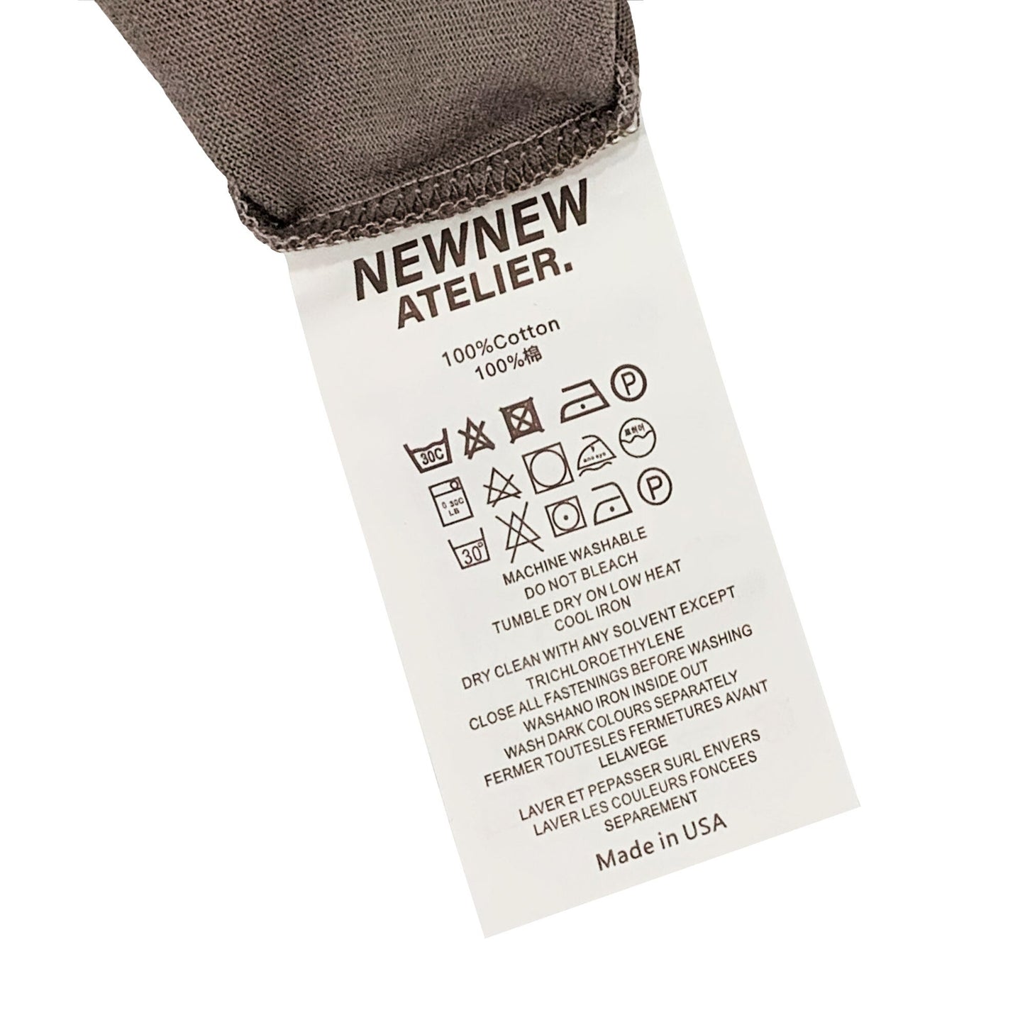 New New Atelier Printed T-shirts | Designer code: NNA22SS001 | Luxury Fashion Eshop | Lamode.com.hk