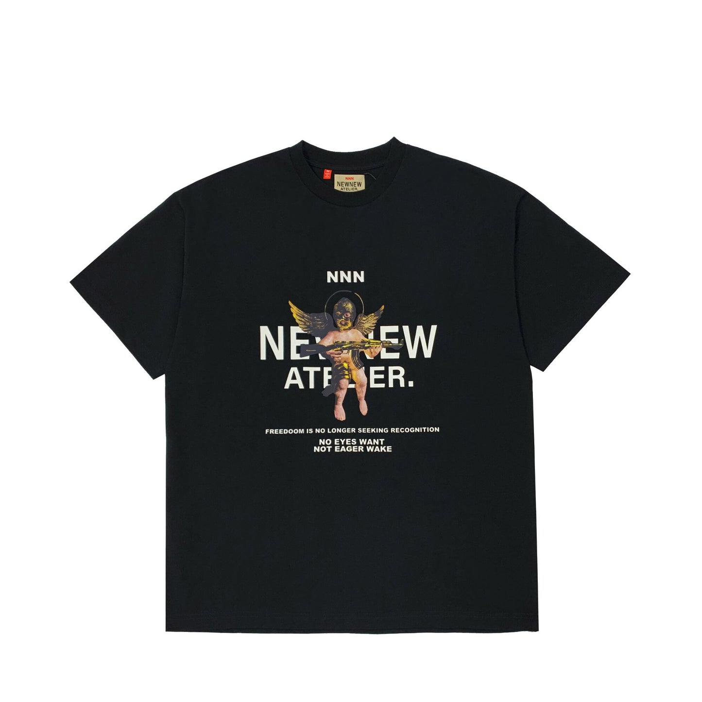 New New Atelier Angel Print T-shirt | Designer code: NNA22SS027 | Luxury Fashion Eshop | Lamode.com.hk