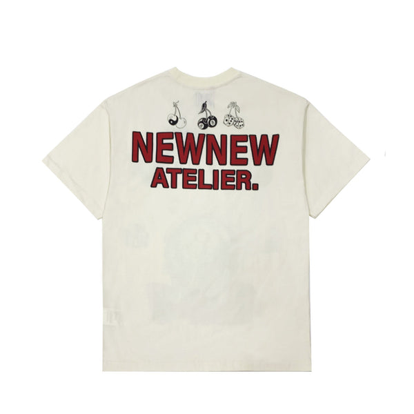 New New Atelier 8 Ball Print T-shirt | Designer code: NNA22SS007 | Luxury Fashion Eshop | Lamode.com.hk