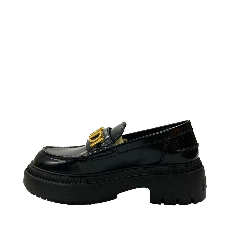 Fendi Logo Moccasins | Designer code: 8D838369F | Luxury Fashion Eshop | Lamode.com.hk