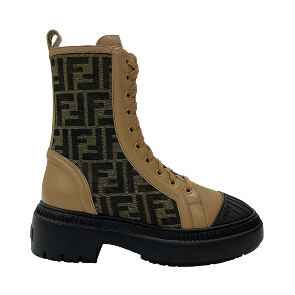 Fendi Leather Biker Boots | Designer code: 8T8353AJZF | Luxury Fashion Eshop | Lamode.com.hk