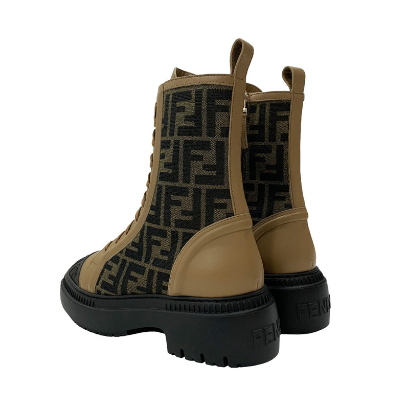 Fendi Leather Biker Boots | Designer code: 8T8353AJZF | Luxury Fashion Eshop | Lamode.com.hk