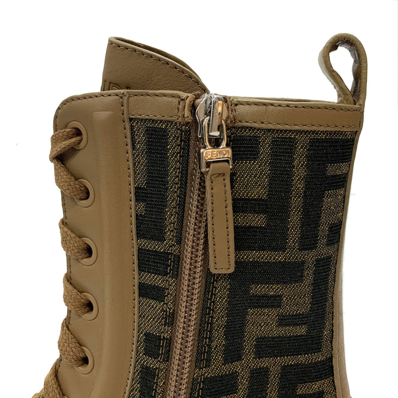 Fendi Leather Biker Boots | Designer code: 8T8353AJZF | Luxury Fashion Eshop | Lamode.com.hk