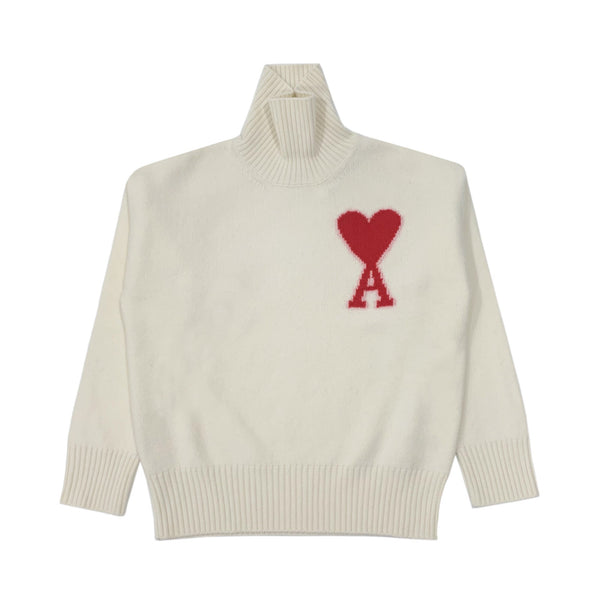 Ami Paris Ami De Coeur Sweater | Designer code: BFUKS402018 | Luxury Fashion Eshop | Lamode.com.hk