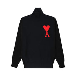Ami Paris Ami De Coeur Sweater | Designer code: BFUKS402018 | Luxury Fashion Eshop | Lamode.com.hk