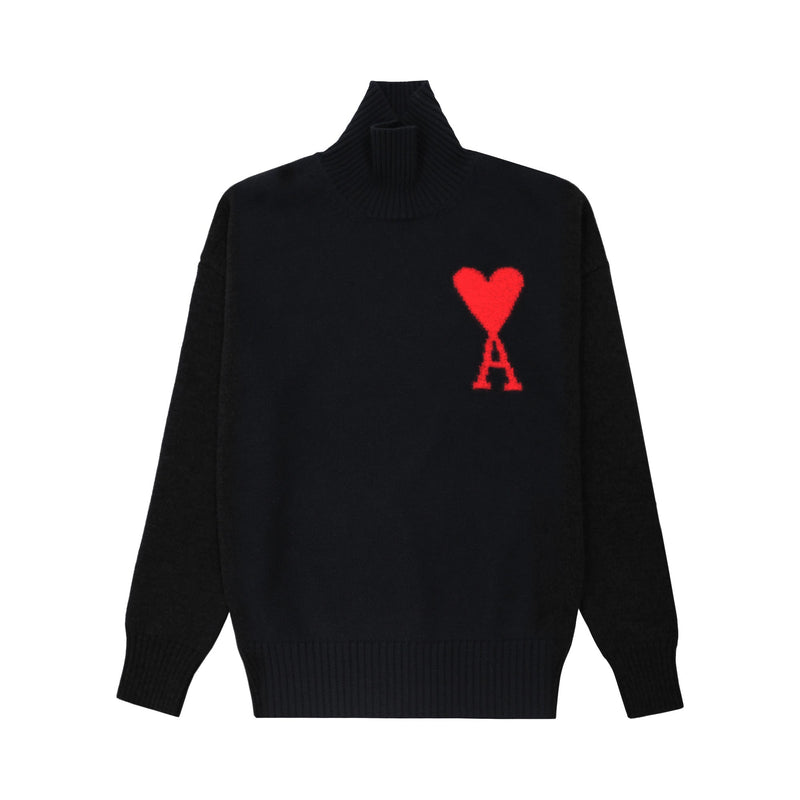 Ami Paris Ami De Coeur Sweater | Designer code: BFUKS402018 | Luxury Fashion Eshop | Lamode.com.hk