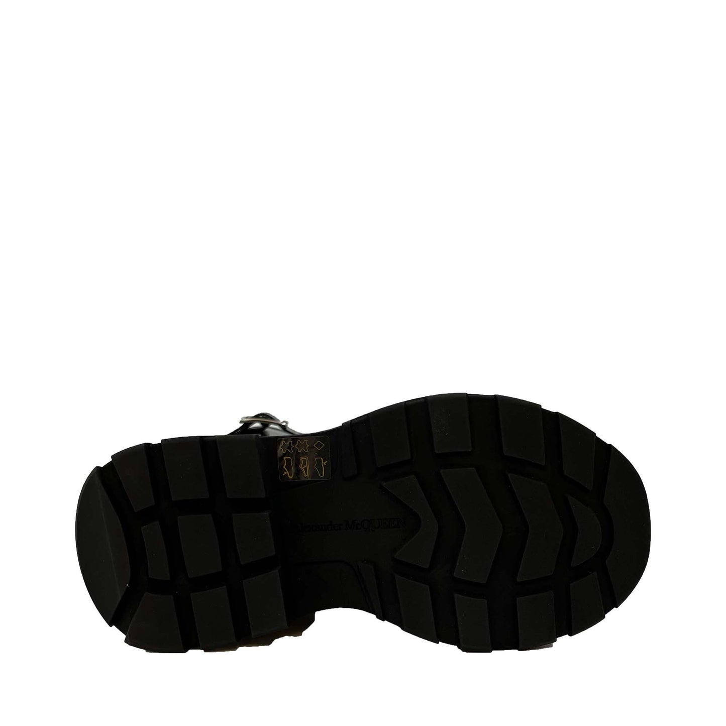 Alexander McQueen Tread lace Up Leather Boots | Designer code: 595466WHZ81 | Luxury Fashion Eshop | Lamode.com.hk