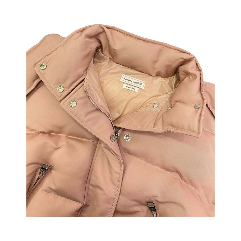 Alexander McQueen Zip Pockets Hooded Puffer Jacket | Designer code: 672752QZAD1 | Luxury Fashion Eshop | Lamode.com.hk