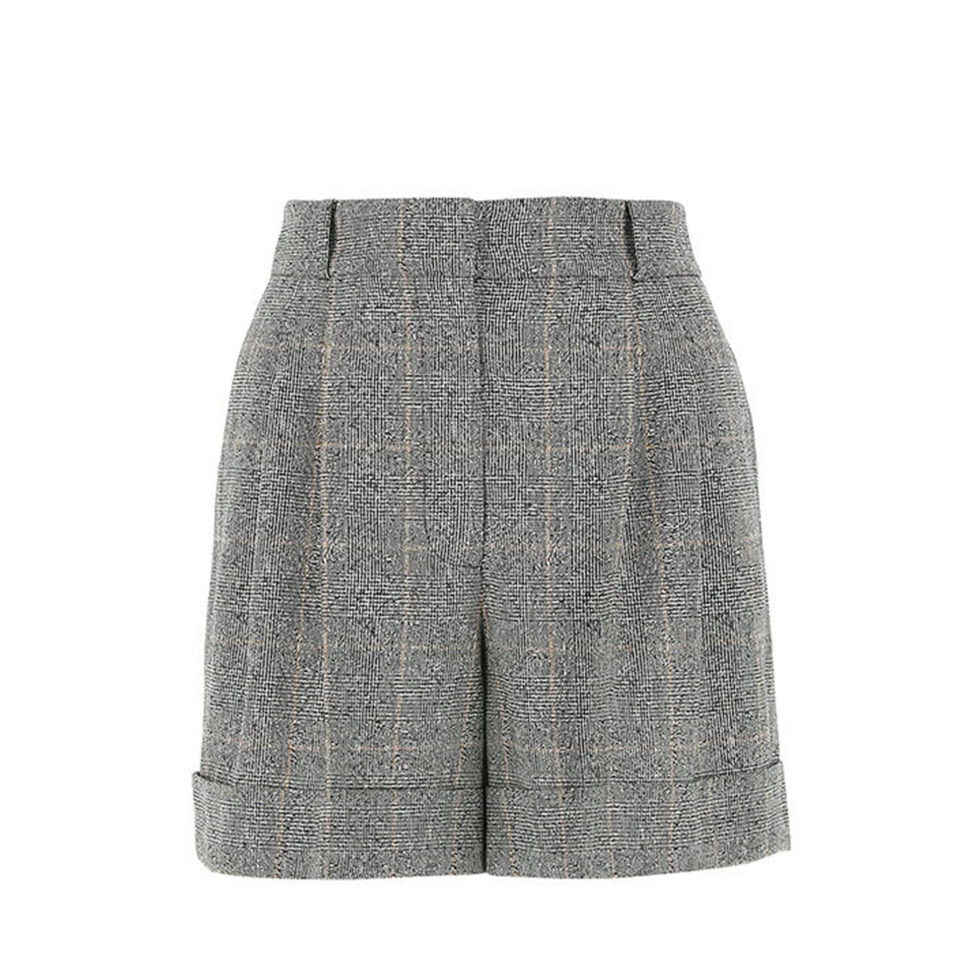 Alexander McQueen Checked High Waisted Shorts | Designer code: 649820QJABO | Luxury Fashion Eshop | Lamode.com.hk