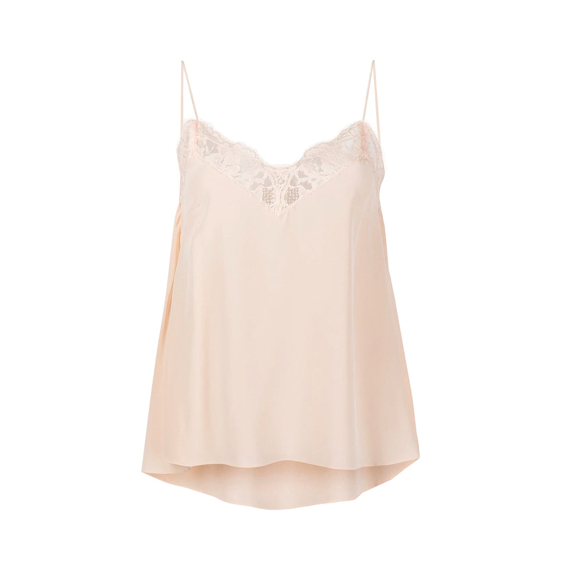 Alexander McQueen Lace Detailing Cami Top | Designer code: 657320QBAAG | Luxury Fashion Eshop | Lamode.com.hk