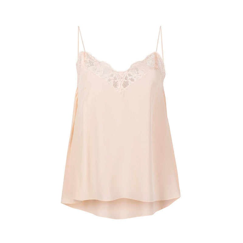 Alexander McQueen Lace Detailing Cami Top | Designer code: 657320QBAAG | Luxury Fashion Eshop | Lamode.com.hk