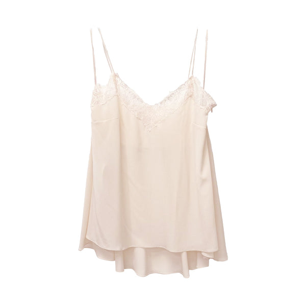 Alexander McQueen Lace Detailing Cami Top | Designer code: 657320QBAAG | Luxury Fashion Eshop | Lamode.com.hk