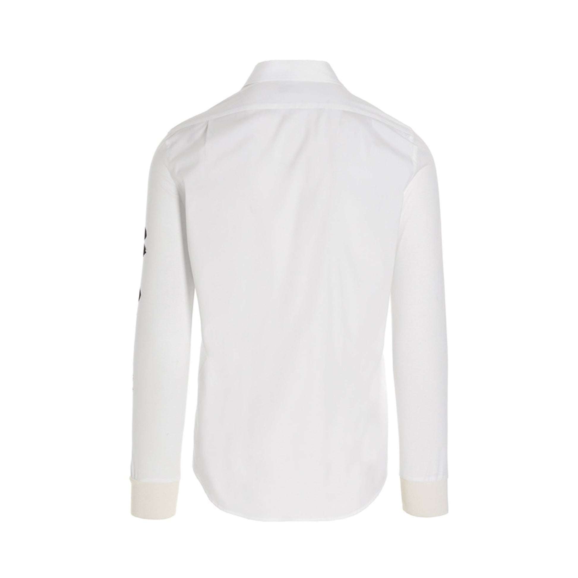 Alexander McQueen White Mcqueen Graffiti Shirt | Designer code: 677866QSN44 | Luxury Fashion Eshop | Lamode.com.hk