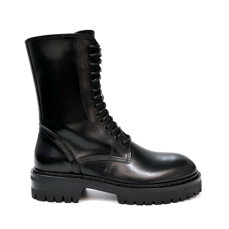 Ann Demeulemeester Alec Combat Boots | Designer code: 2102WC03390 | Luxury Fashion Eshop | Lamode.com.hk