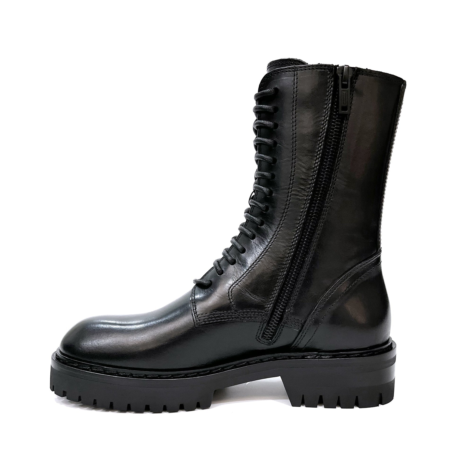 Ann Demeulemeester Alec Combat Boots | Designer code: 2102WC03390 | Luxury Fashion Eshop | Lamode.com.hk