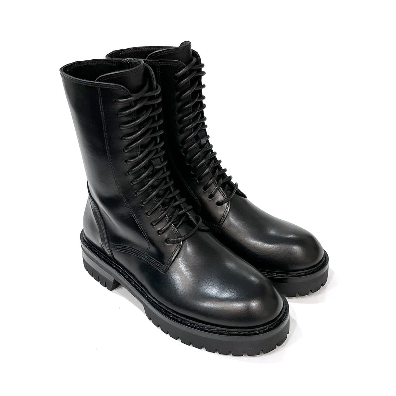 Ann Demeulemeester Alec Combat Boots | Designer code: 2102WC03390 | Luxury Fashion Eshop | Lamode.com.hk