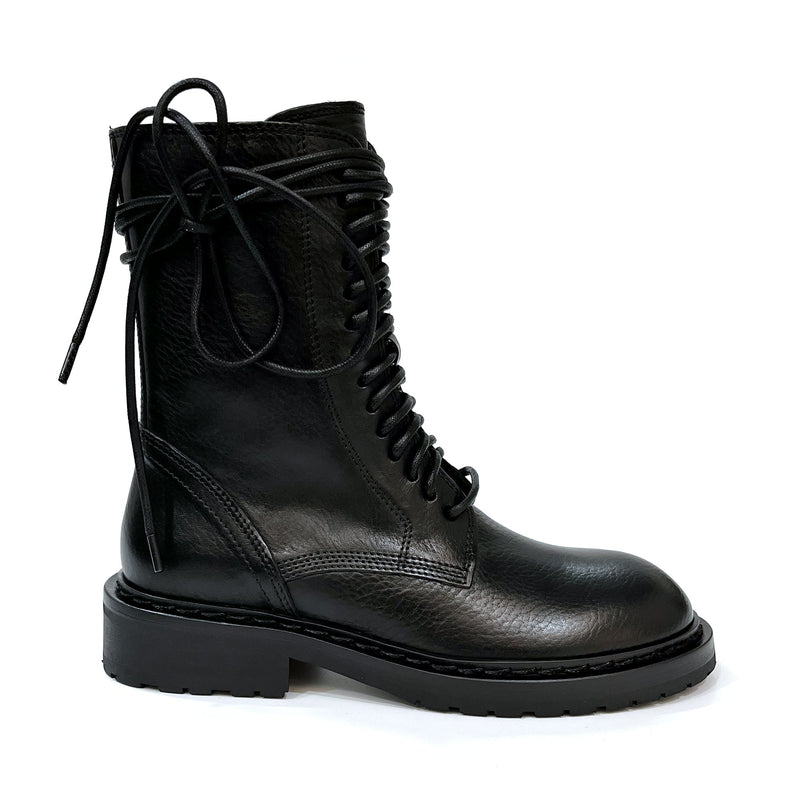 Ann Demeulemeester Lace Up Combat Boots | Designer code: 21012831380 | Luxury Fashion Eshop | Lamode.com.hk