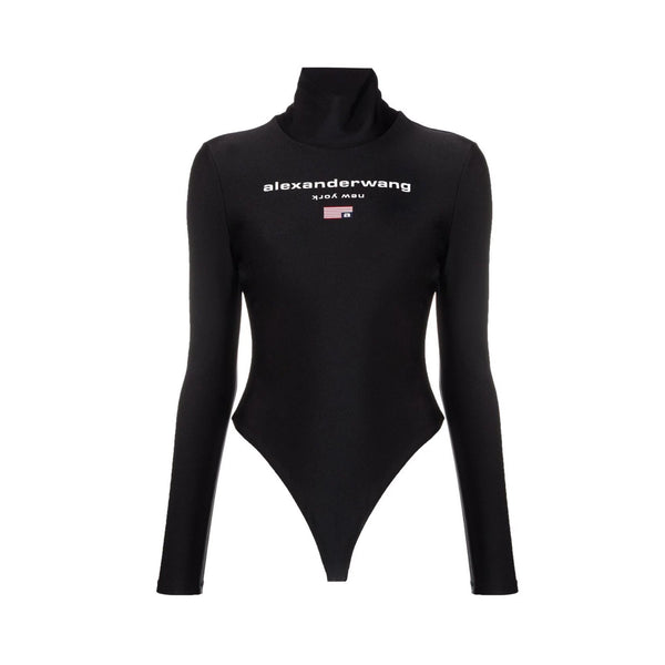 Alexander Wang Turtle Neck Bodysuit | Designer code: 4CC3217020 | Luxury Fashion Eshop | Lamode.com.hk