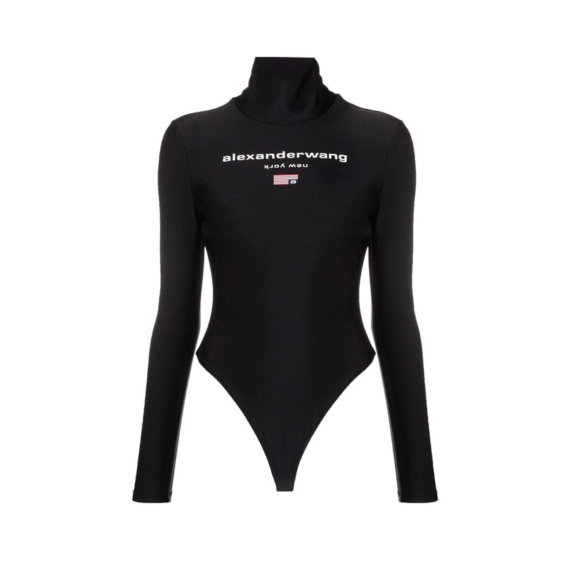 Alexander Wang Turtle Neck Bodysuit | Designer code: 4CC3217020 | Luxury Fashion Eshop | Lamode.com.hk