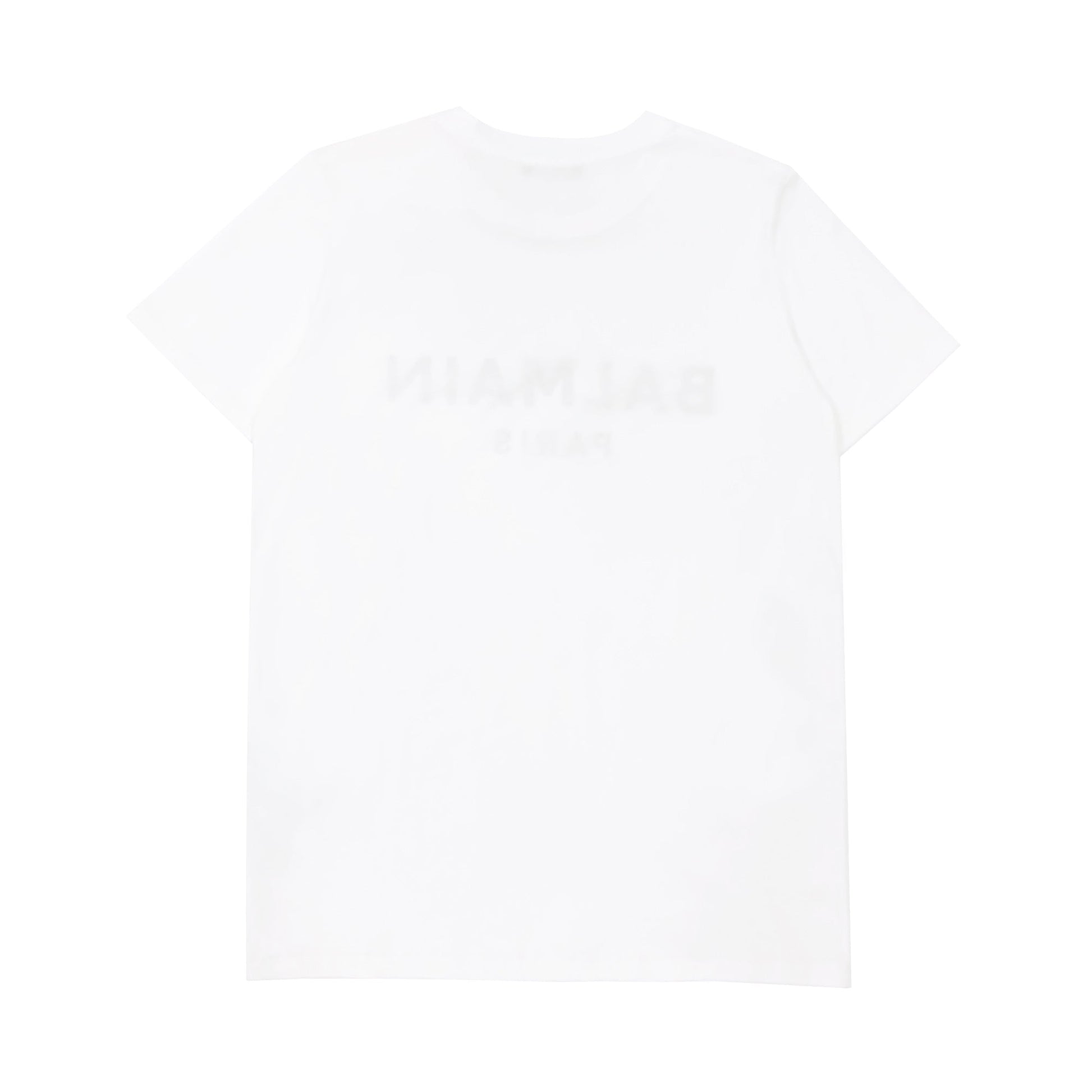 Balmain T-shirt With Logo Print | Designer code: AF1EF005BB02 | Luxury Fashion Eshop | Lamode.com.hk